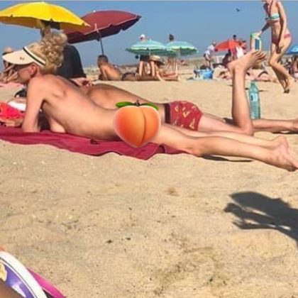 Мераклийка за президент с чисто голи СНИМКИ 18+ от плажа
