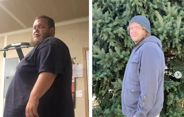 Мъж свали 100 кг за година и разкри трите правила, които са му помогнали да го направи СНИМКИ
