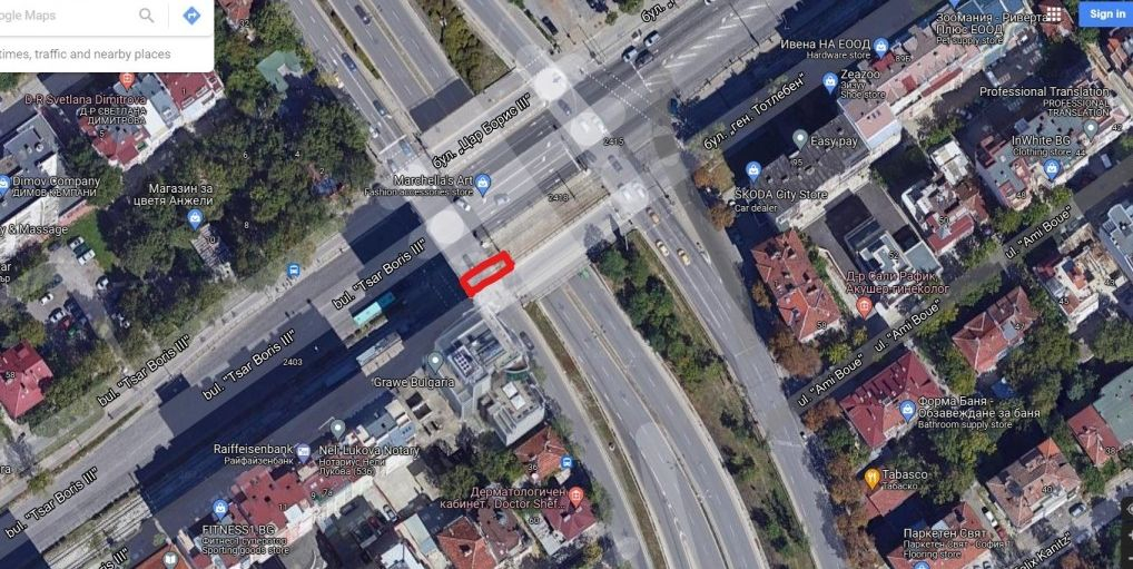 Важно за столичани: Промени в движението на централно кръстовище в София КАРТА