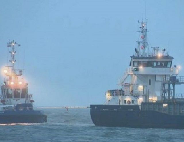 Така се прави: За 3 дни Дания реши проблема със заседнал кораб с тор край бреговете ѝ