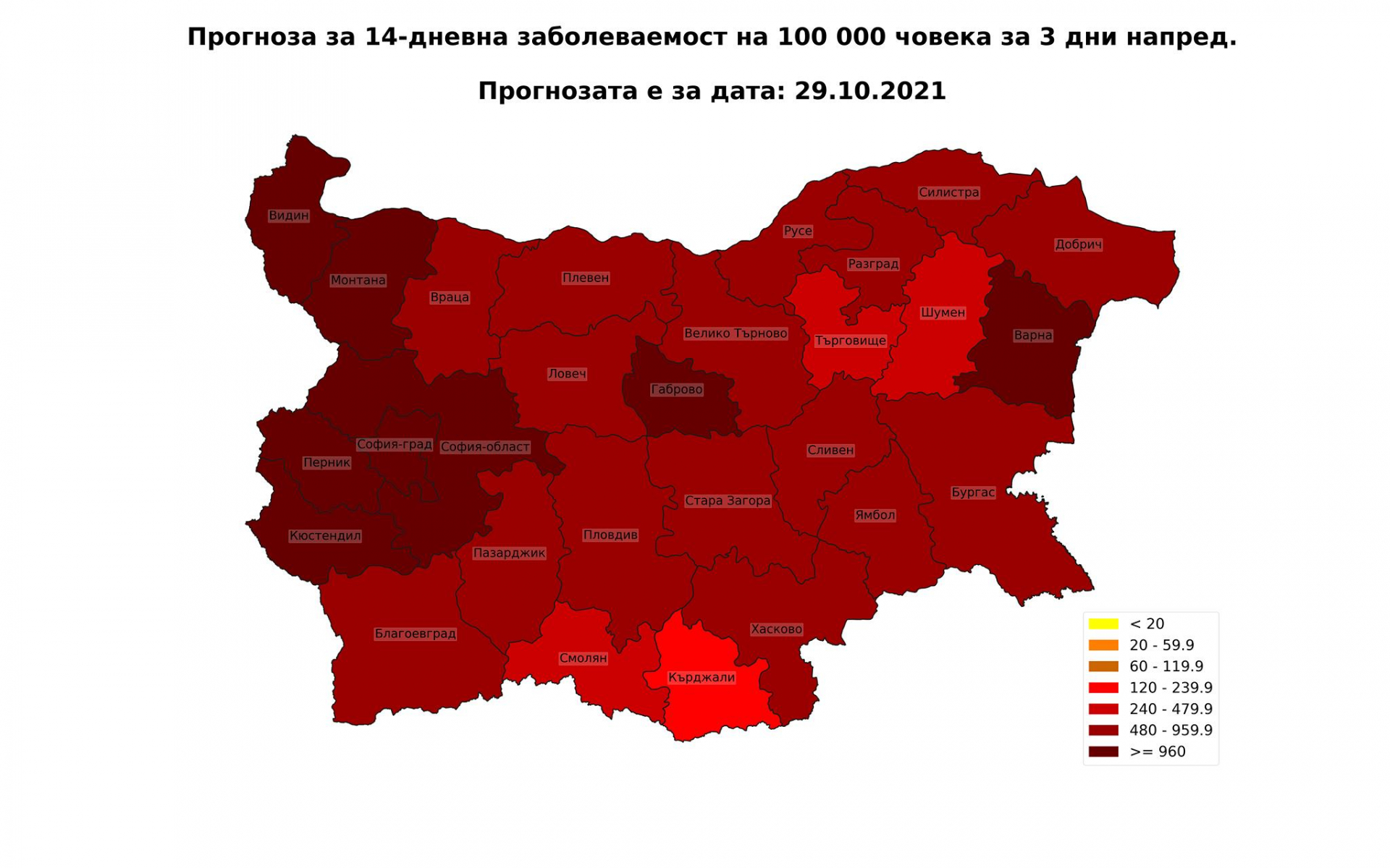 Проф. Витанов:  Починалите за октомври 2021 са 5.80 пъти повече отколкото починалите за октомври 2020 КАРТИ