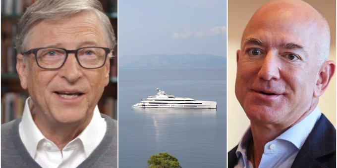 Бил Гейтс се взе с Джеф Безос и заедно на яхта в Турция се... ВИДЕО