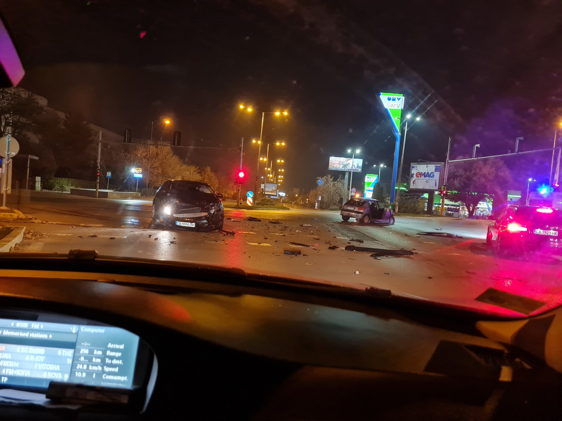 Зверска катастрофа по тъмна доба в София ВИДЕО