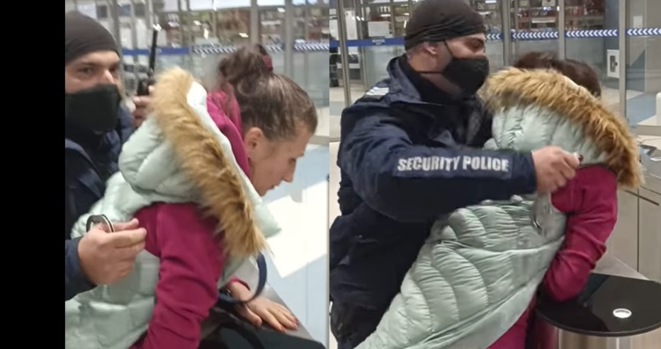 Арестуваха жена за неносене на маска в София ВИДЕО