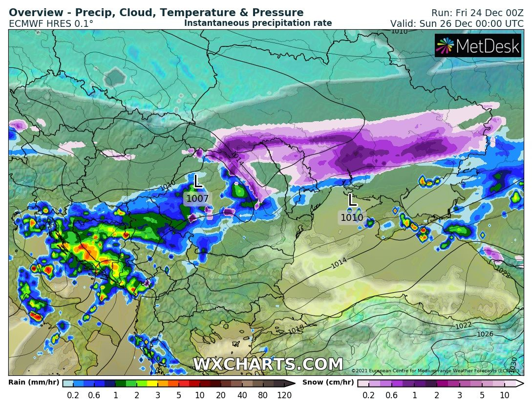 Синоптиците от Meteo Balkans смаяха всички с прогнозата си за съботния ден КАРТИ 