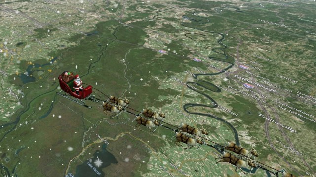 Следете в реално време как Дядо Коледа разнася подаръците в България