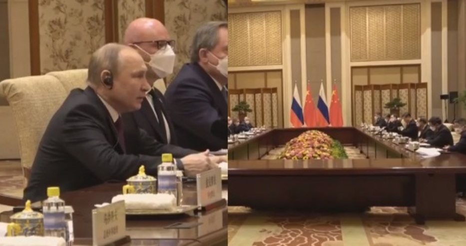 Путин пристигна в Пекин и седна на маса с ... ВИДЕО