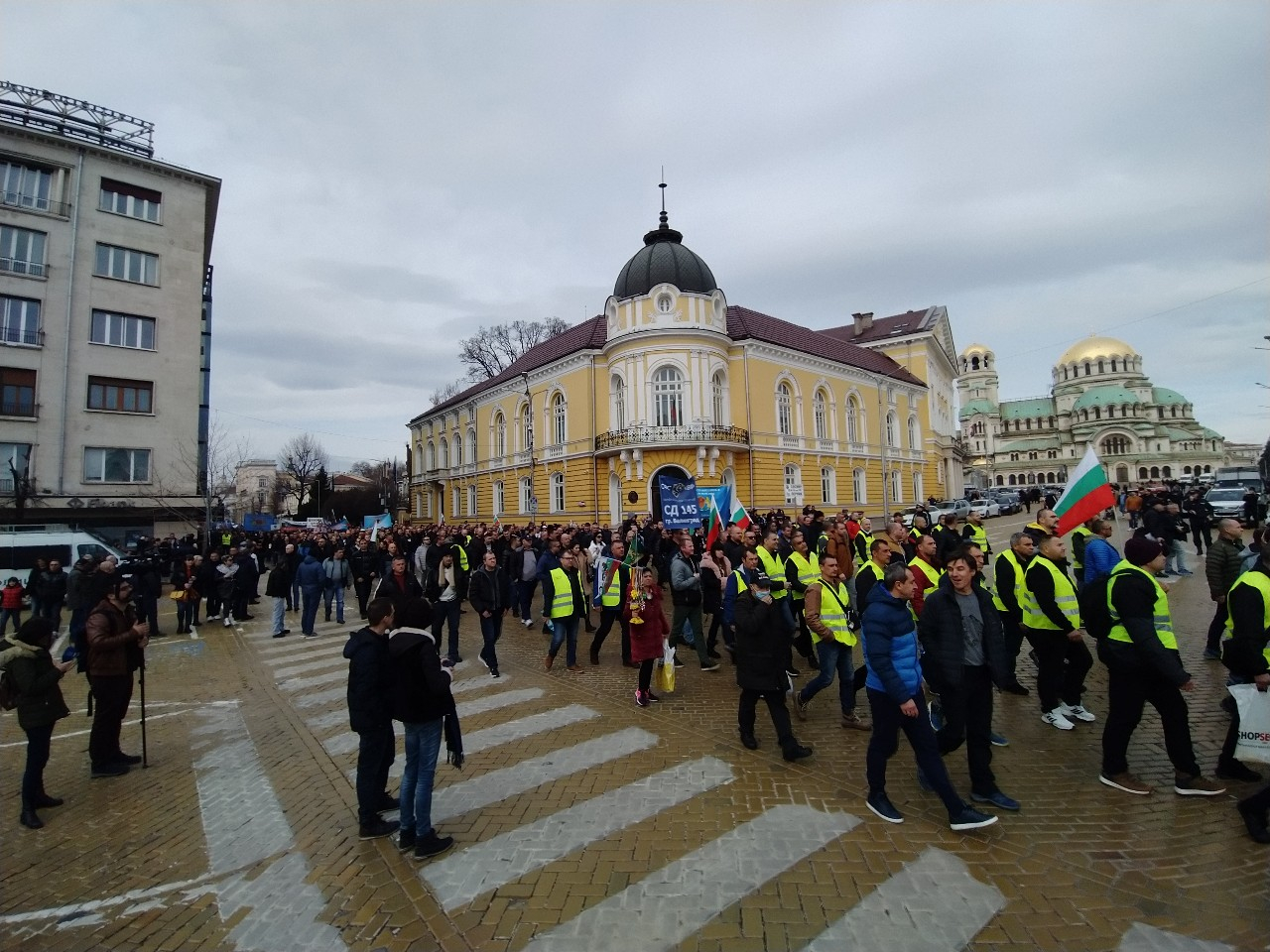 Фоторепортаж в БЛИЦ: Полицаите излязоха на протест