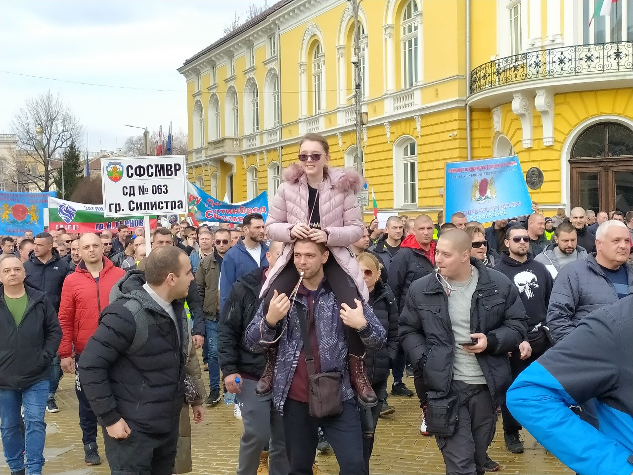 Фоторепортаж в БЛИЦ: Полицаите излязоха на протест