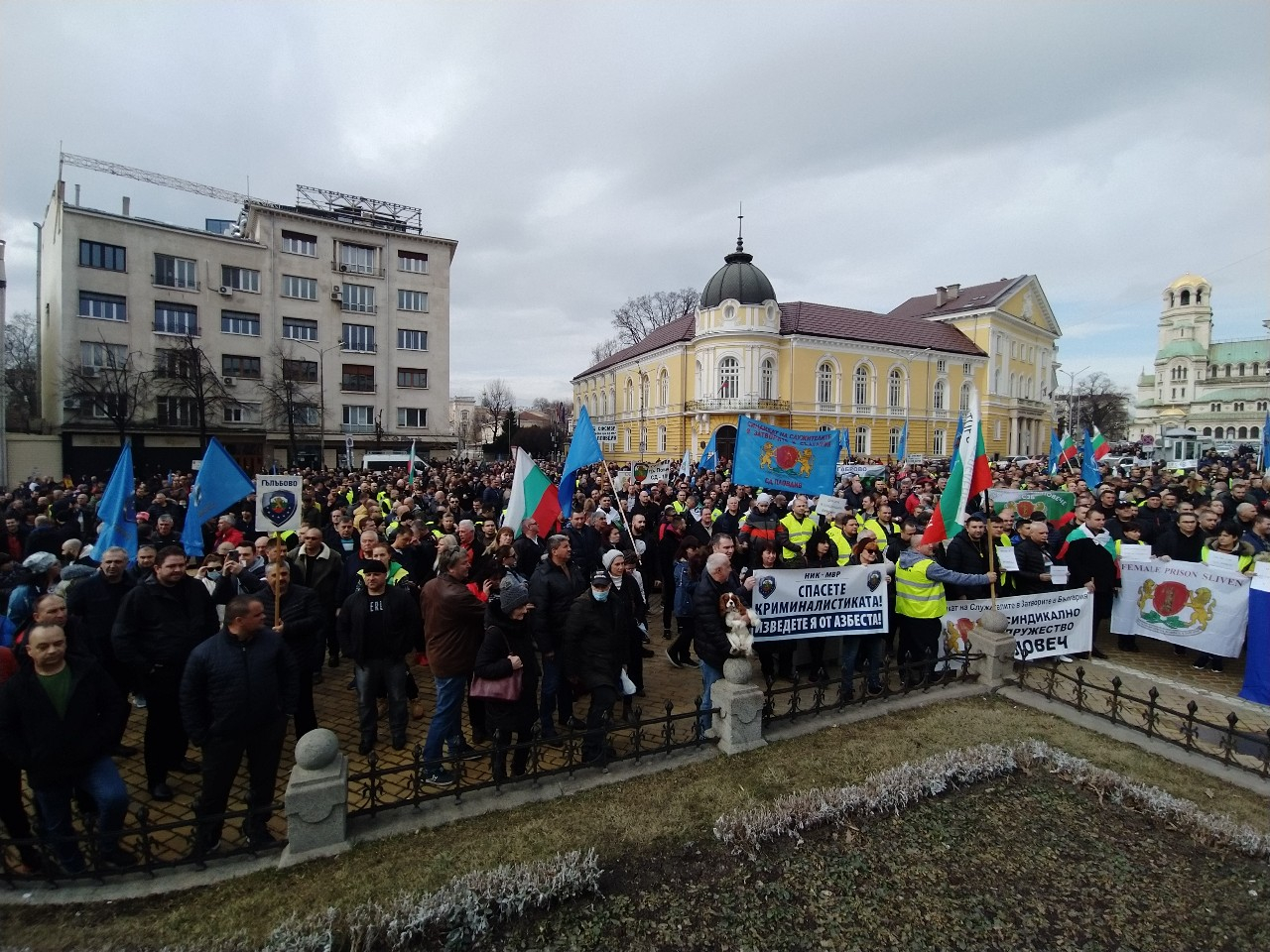 Фоторепортаж в БЛИЦ: Полицаите излязоха на протест