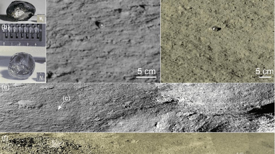 Китайският луноход „Юйту-2“ откри стъклени топчета на обратната страна на Луната СНИМКИ