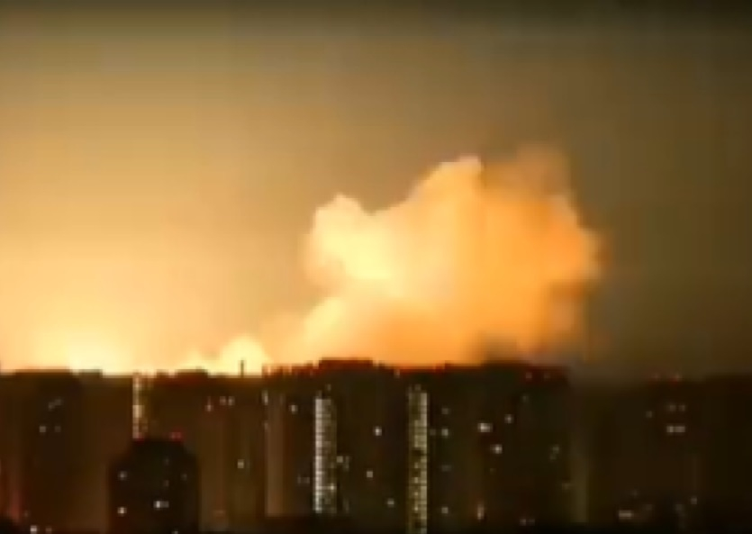 Ракетна атака срина мощен военен радар в предградие на Киев ВИДЕО