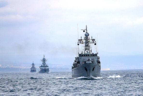 Към Одеса настъпва голям руски десант с кораби и ракетни катери
