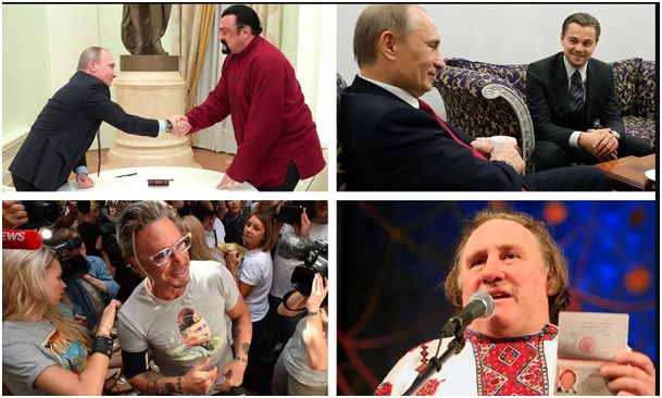 Гардиан огласи холивудски знаменитости, които са били на гости на руския президент