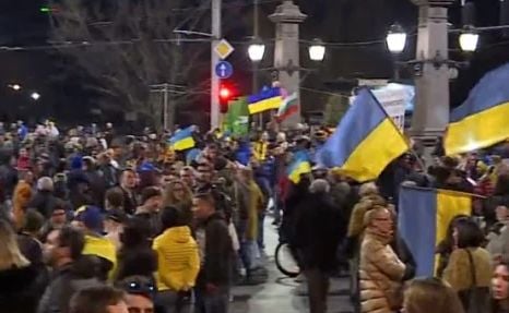 Центъра на София пак под блокада заради Украйна