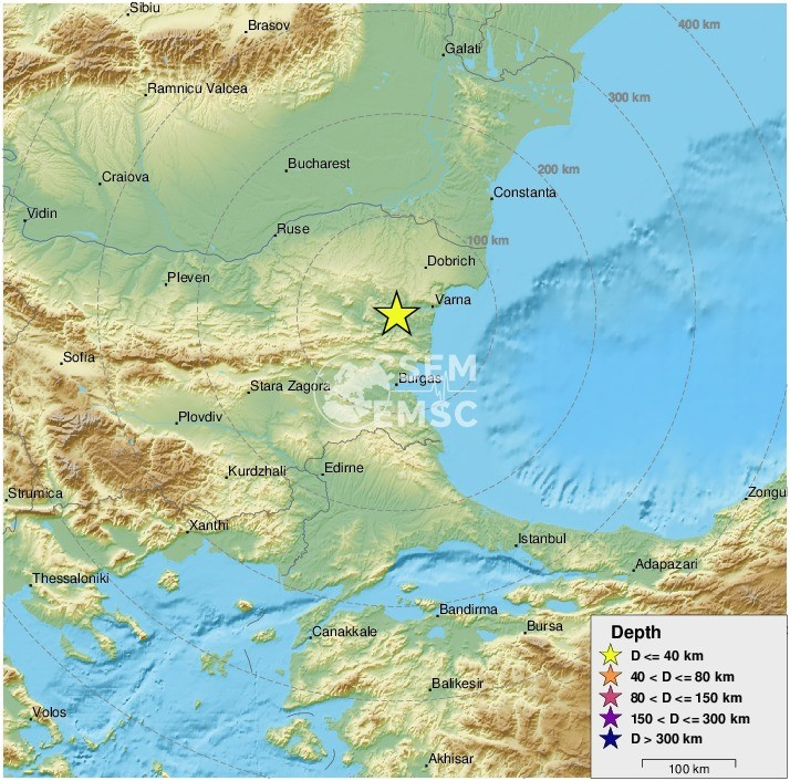 Силно земетресение разлюля Варненско СНИМКИ