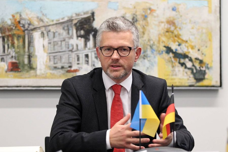 Украинският посланик обвини президента на Германия в поддържане на тесни връзки с Русия
