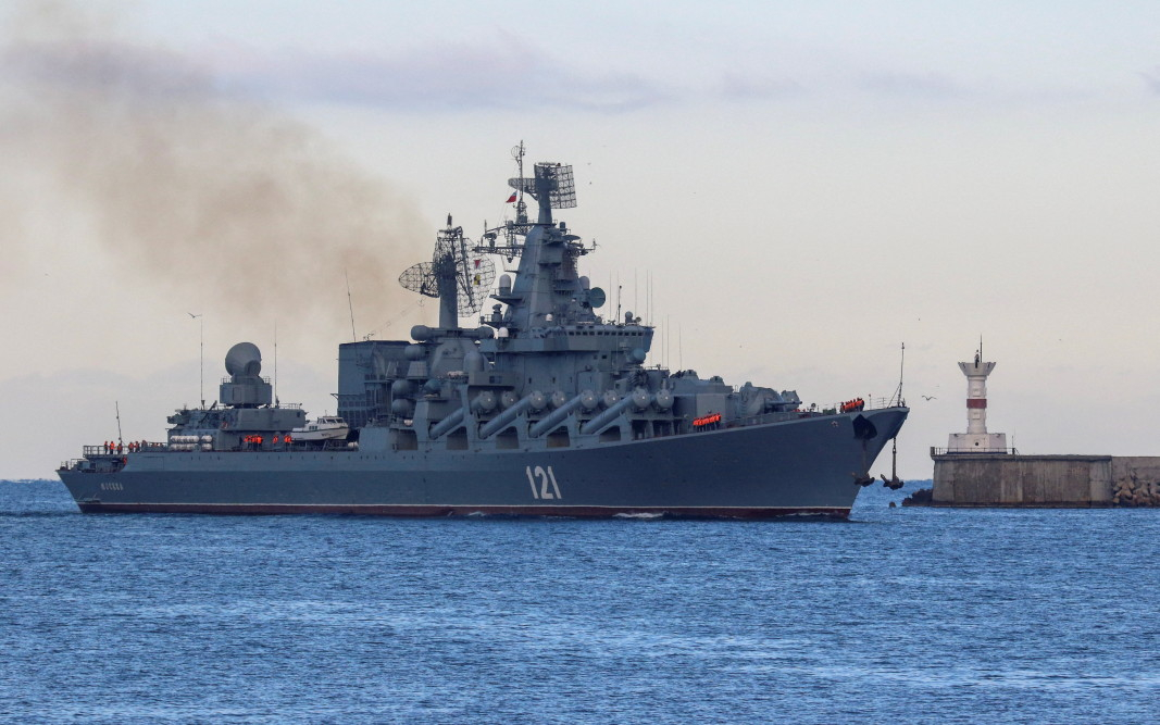Украйна се подигра на Русия заради потъналия крайцер "Москва" и съобщи най-лошата новина за капитана