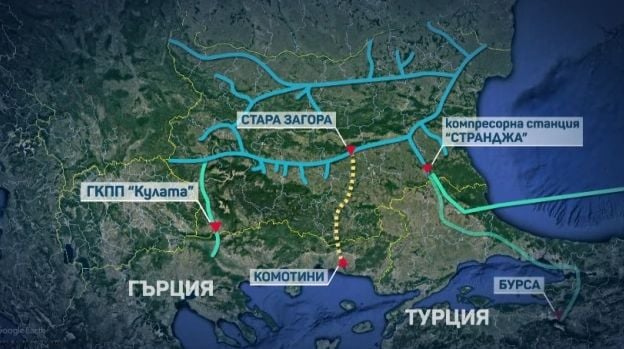 Колко газ получава България от Русия и по кои тръби