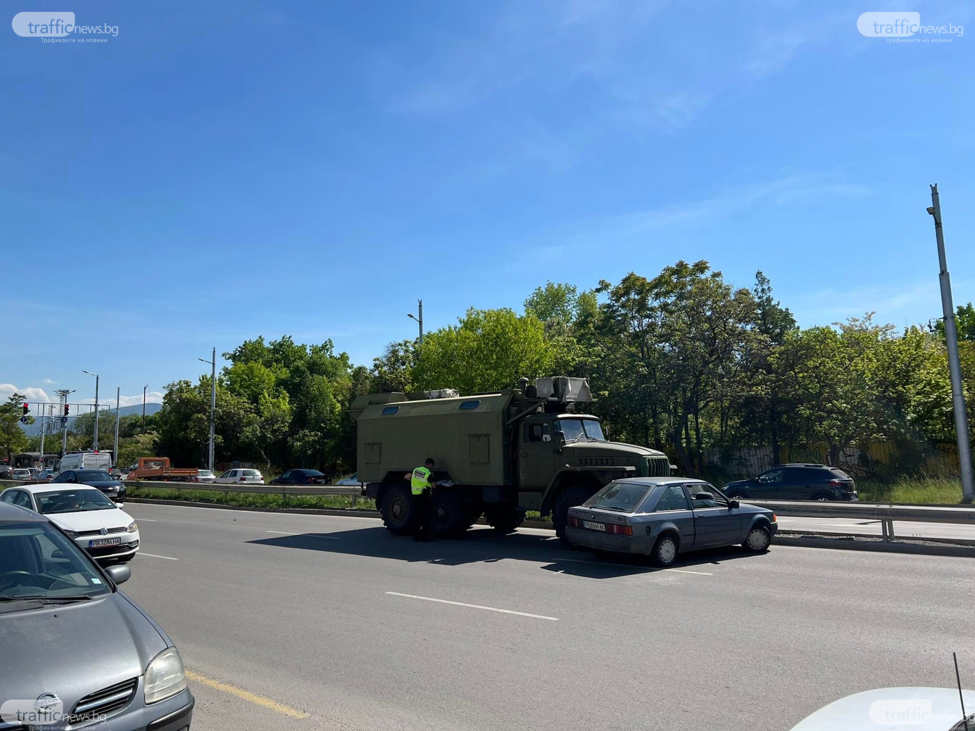 МВР с първи подробности за опасната ситуация с военна техника в Пловдив СНИМКИ