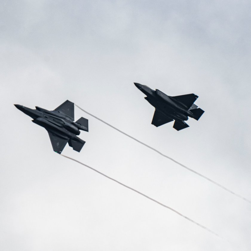 US изтребители F-35 охраняват от днес българското небе СНИМКИ