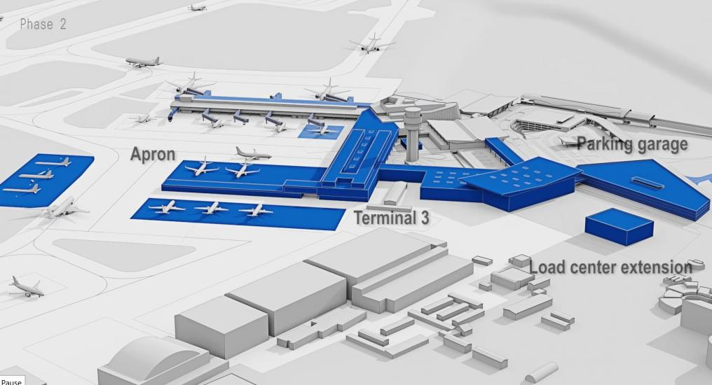  Терминал 3 на Летище София ще е без ръкави към самолетите 