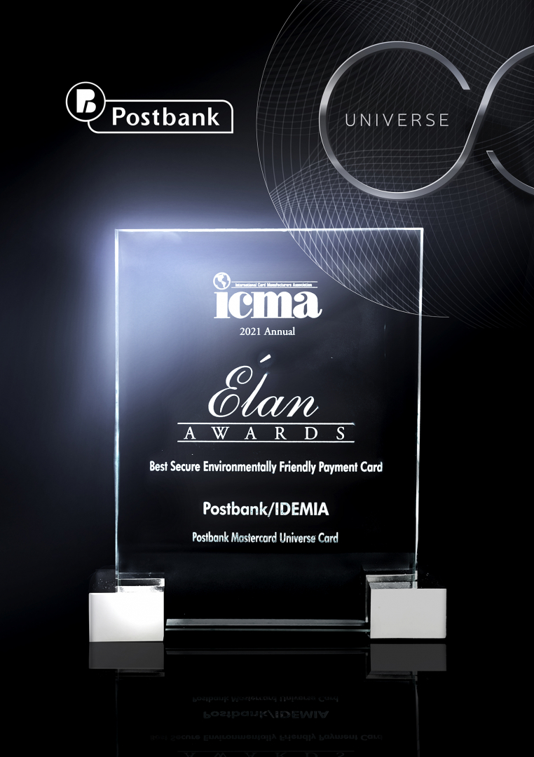 Mastercard UNIVERSE от Пощенска банка спечели престижно отличие в международния конкурс Elan Awards 2021