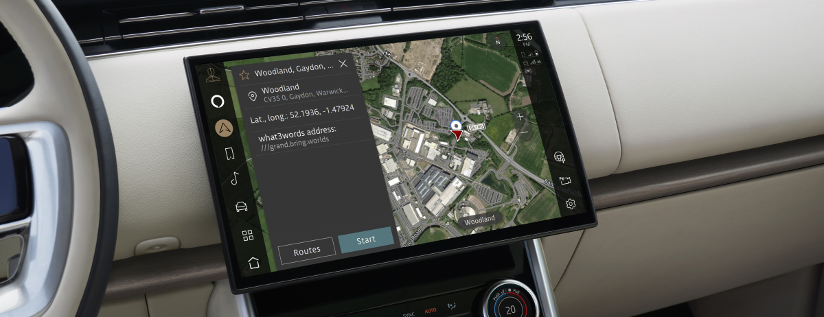 Открийте бързо всяка точка на Земята: Jaguar Land Rover и What3Words представят първата в света интелигентна навигация