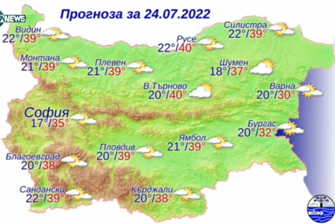 Синоптичка от НИМХ ошашави с екстремна прогноза, вижте в кои градове ще е горещо до червено 