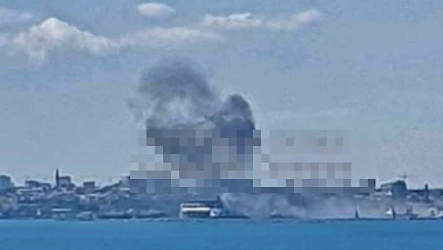 Русия атакува Одеса с ракети "Калибър", пожар лумна в пристанището ВИДЕО