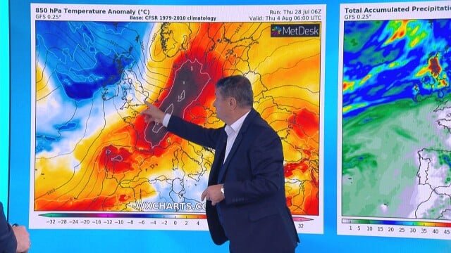 Проф. Рачев с прогноза за целия август, ще има много изненади КАРТА