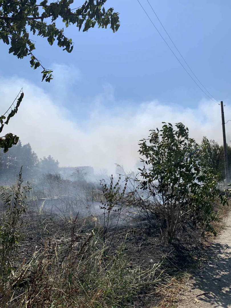 Голям пожар до Пловдив, всичко е в дим СНИМКИ