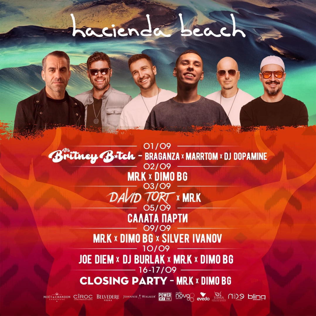 Hacienda Beach изпраща лятото с парти уикенд и DJ Joe Diem