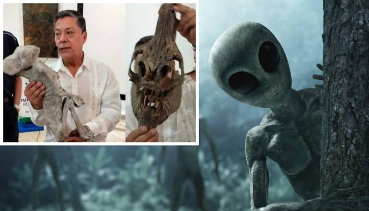 Страховито: Мексиканци откриха мумифицирани извънземни в древна гробница 