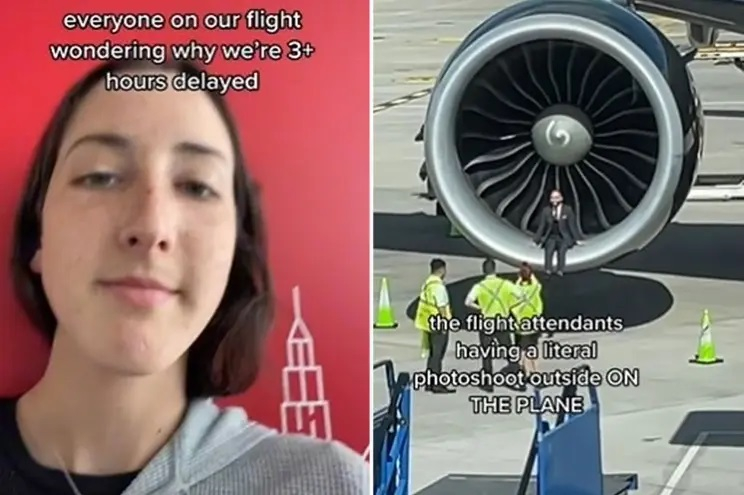 Пътници побесняха: Стюардеси си правиха фотосесия на летището, докато те чакат 