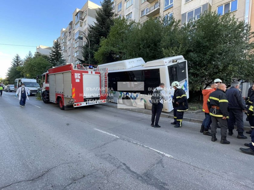 Първи подробности за адското меле с рейс, забил се в коли и дърво в София ВИДЕО