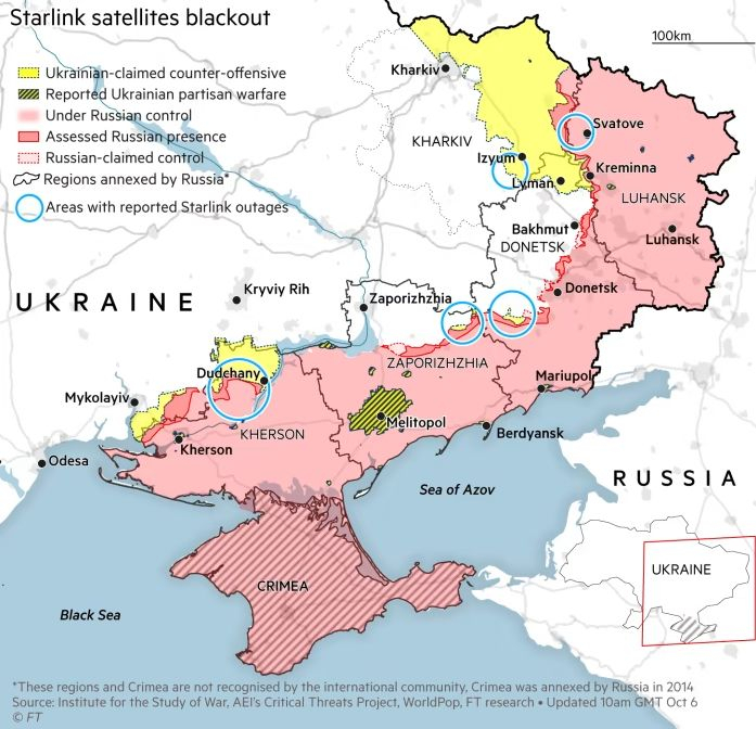 Става нещо много подозрително със сателитите на Мъск, украинците са в паника