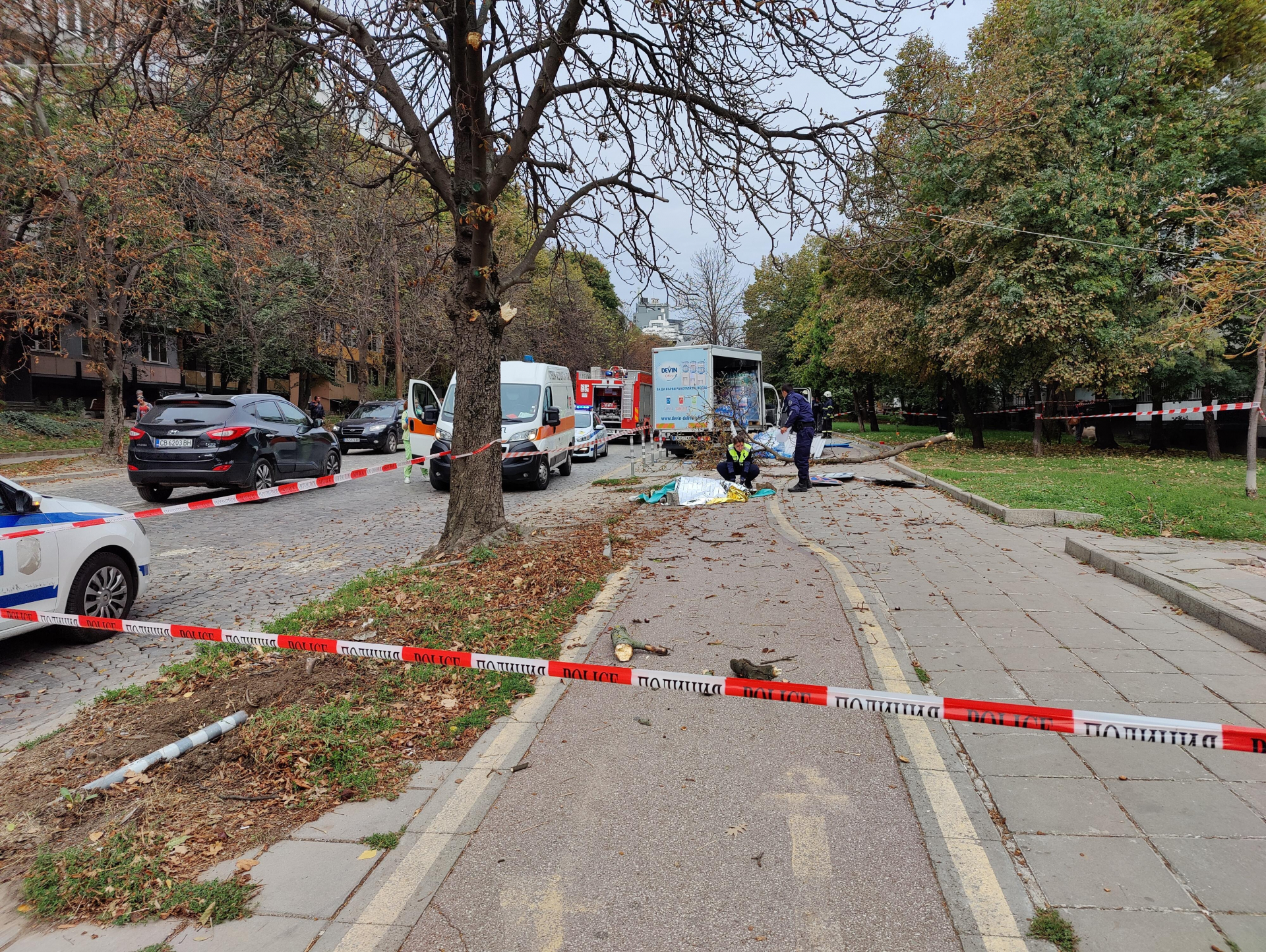Инфарктен инцидент на спирка в центъра на Варна 