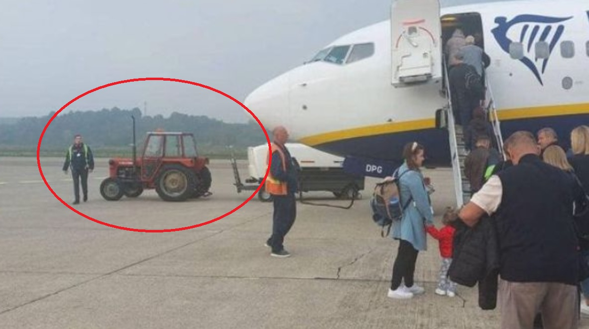 Тази СНИМКА от летището в Босна и Херцеговина подпали мрежата