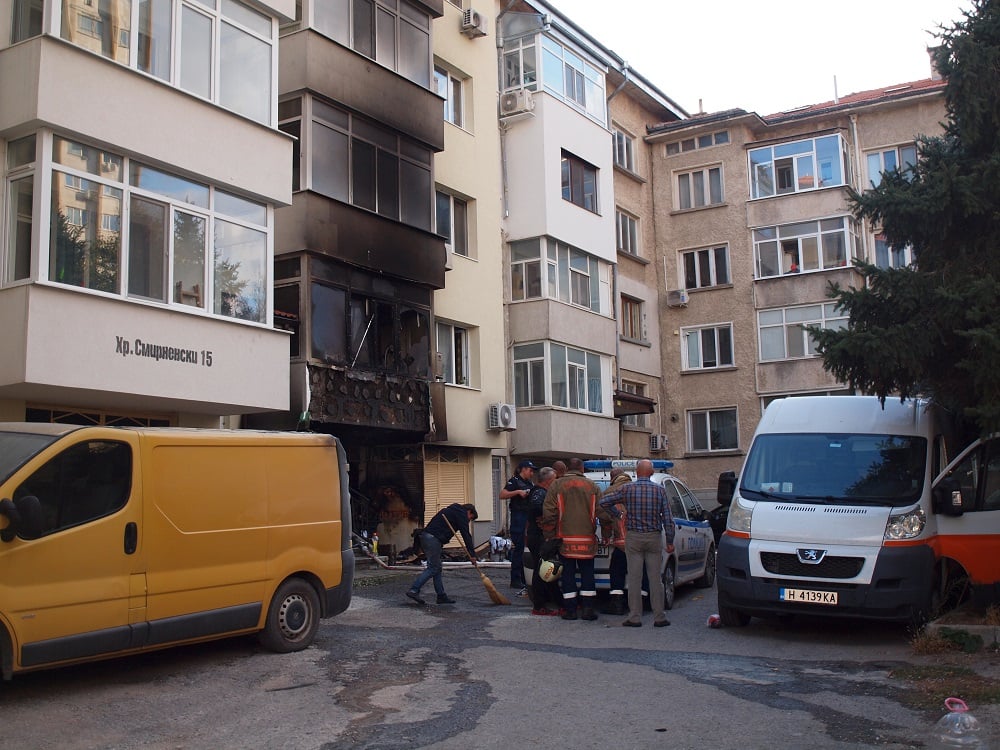 Опасна ситуация в центъра на Шумен, ето какво се случи ВИДЕО 