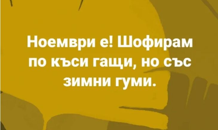 Смях до пръсване: Мрежата гърми заради акция "Зима" на КАТ