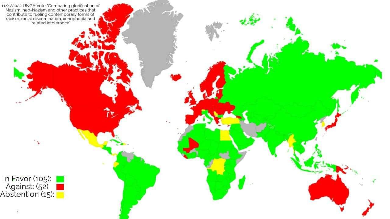  ООН обсъди проекторезолюция за борба с нацизма, ето как гласува Западът КАРТА