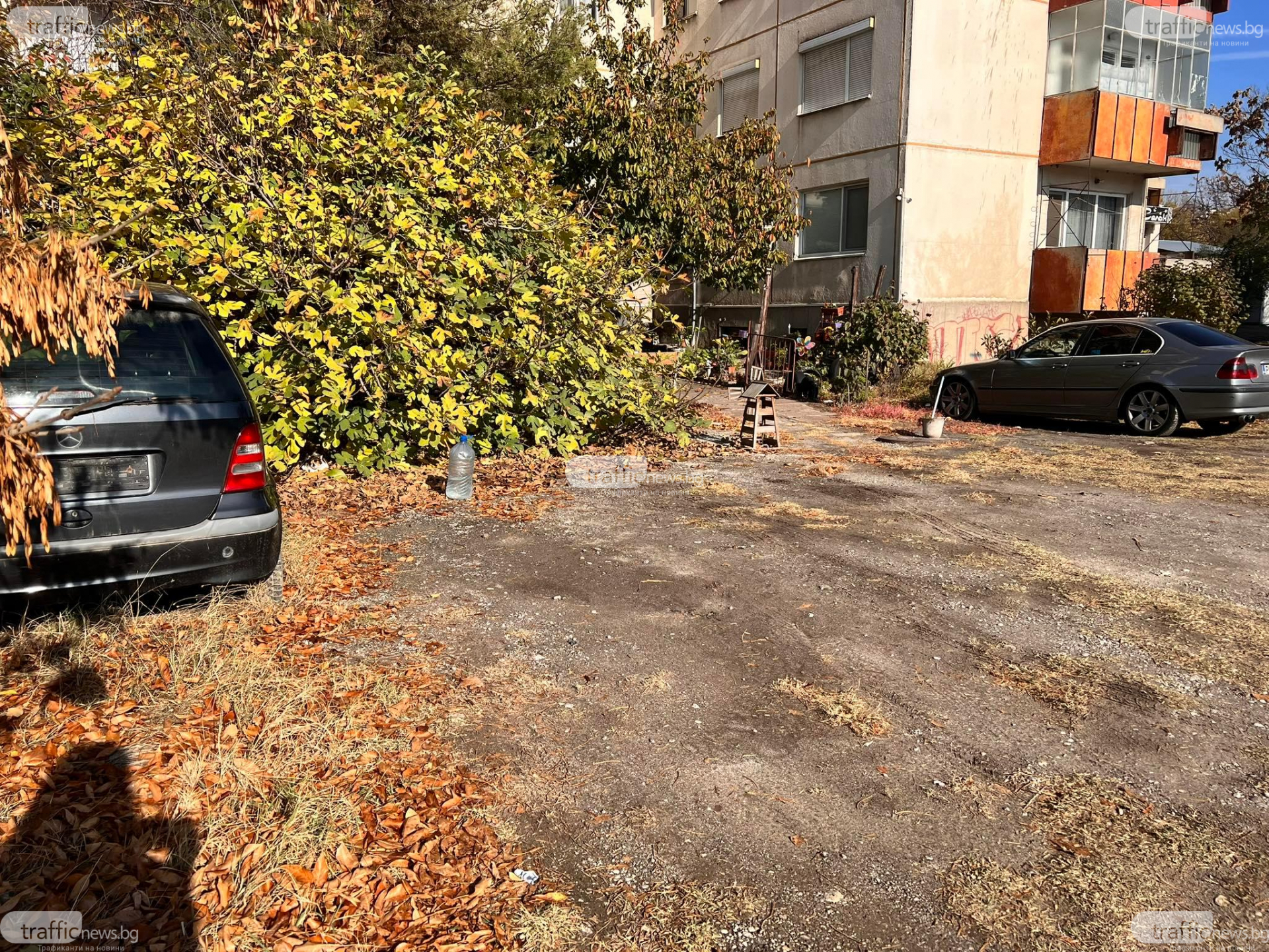 Пловдивчанка си направи личен двор под панелка, присвои и си и три паркоместа СНИМКИ