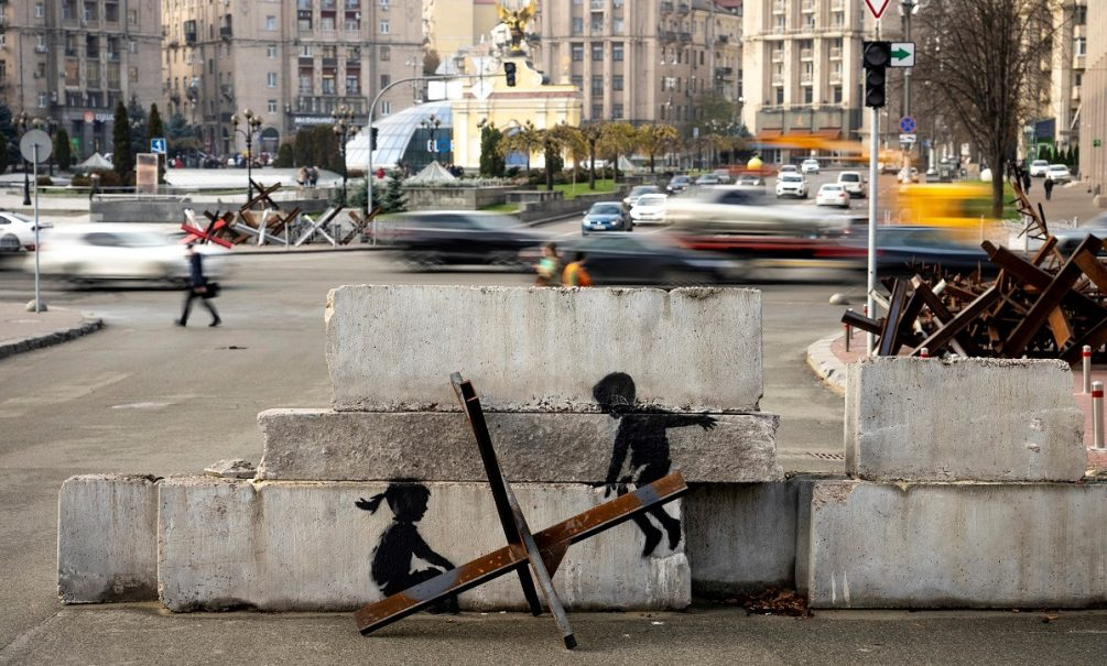 ​​ Художникът Банкси бе разочарован от украинците: Подарих ви изкуство, а как ми благодарихте?