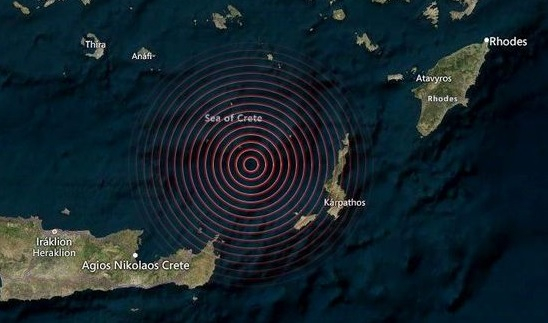 Силно земетресение разтърси остров Крит!