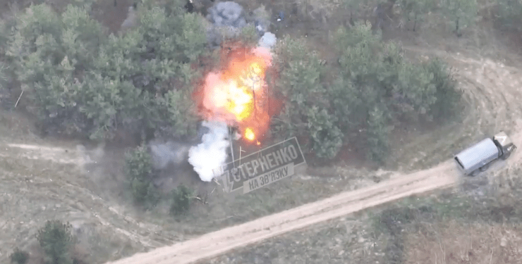 ВИДЕО от войната: Високоточен снаряд "Екскалибур" продъни "Мста-Б" 
