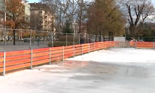 Най-голямата в страната: В София откриват ледена пързалка по виенски образец ВИДЕО