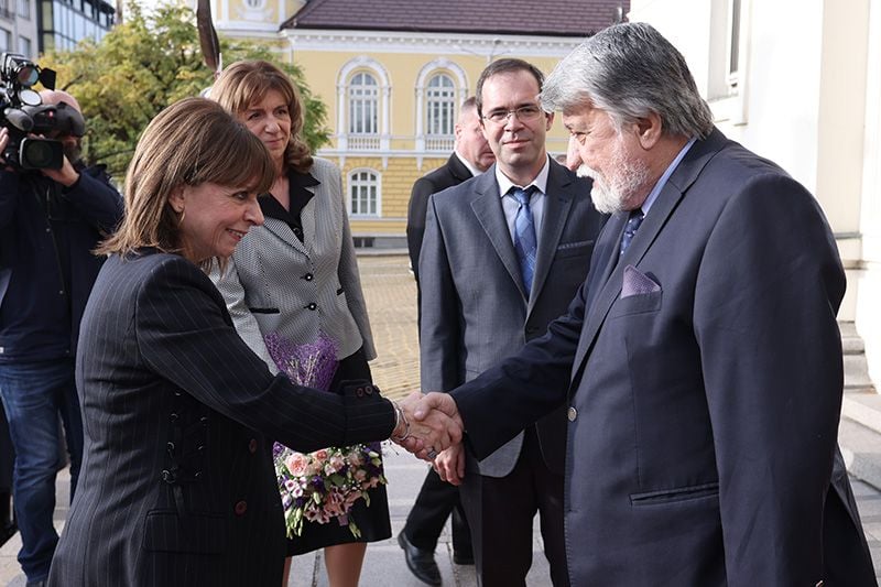 Председателят на НС Вежди Рашидов се срещна с президента на Гърция СНИМКИ 