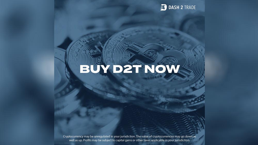 Какво е Dash 2 Trade и как да си закупите D2T токени?