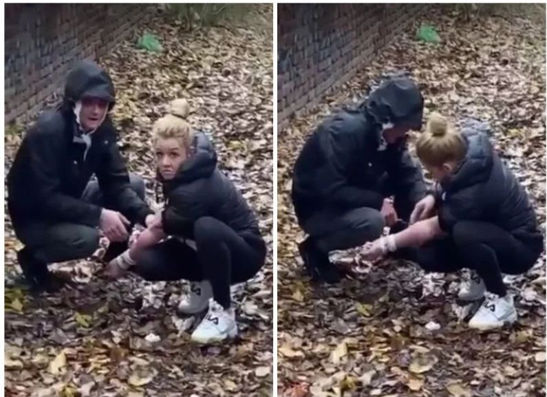 Горещи разкрития за мъжа и жената, хванати да си инжектират наркотик в двора на училище в Пловдив
